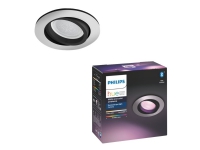 Philips Hue White and Color Ambiance Centura - Forenket søkelys - LED-lyspære - 1 sokkel - GU10 - 5.7 W (ekvivalent 32 W) - klasse A+ - 16 millioner farger - 2000-6500 K - aluminium