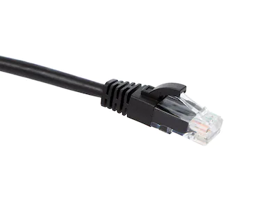Nettverkskabel Cat6 sort 0,5m
