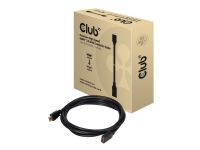 Club 3D CAC-1321 - HDMI-forlengelseskabel - HDMI hann til HDMI hunn - 3 m - 4K-støtte