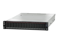 Lenovo ThinkSystem SR655 7Z01 - Server - rackmonterbar - 2U - 1-veis - 1 x EPYC 7252P / 2.8 GHz - RAM 32 GB - SAS - hot-swap 2.5 brønn(er) - uten HDD - AST2500 - uten OS - monitor: ingen