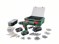 Bosch PSR 1800 + SystemBox, 1350 RPM, 1 cm, 3 cm, 38 Nm, 18 Nm, 400 RPM
