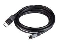 Club 3D - DisplayPort-forlengelseskabel - DisplayPort (hunn) til DisplayPort (hann) låst - DisplayPort 1.4 - 3 m - 8K-støtte