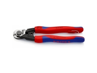 Knipex 95 62 190 T, Håndholdt tråd-/kabelkutter, Blå, Rød, Plast, Stål, Sort, Blå, Rød, CE, 19 cm