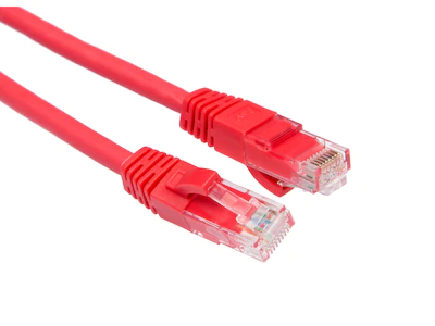 Nettverkskabel Cat6 rød 0,5m