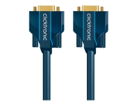 ClickTronic 3m VGA Connection, 3 m, VGA (D-Sub), VGA (D-Sub), Blå, Gull, Hankjønn/hankjønn