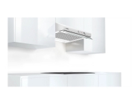 Bosch Serie 2 DUL62FA21 - Panser - standard - bredde: 60 cm - dybde: 48.2 cm - ekstraksjon og resirkulasjon (med ekstra resirkulasjonssett) - hvit