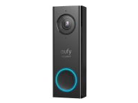 Eufy Video Doorbell 2K - Dørklokke - trådløs - Wi-Fi - 2.4 Ghz - svart