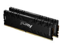 Kingston FURY Renegade - DDR4 - sett - 32 GB: 2 x 16 GB - DIMM 288-pin - 3600 MHz / PC4-28800 - CL16 - 1.35 V - ikke-bufret - ikke-ECC - svart