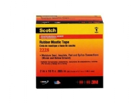 3M Rubber Mastic Tape, 2 stykker, Svart, Gummi, 500 V, RoHS 2011/65/EU, 3 m
