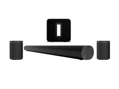 Sonos ARC Hjemmekino pakke (sort)