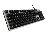 Logitech Gaming G413 - Tastatur - bakgrunnsbelyst - USB - Nordisk - tastsvitsj: Romer-G - sølv