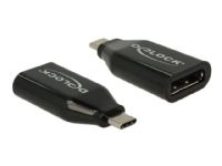 Delock - Ekstern videoadapter - Chrontel CH7213 - USB-C 3.1 - DisplayPort - svart
