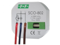 F&F Lighting dimmer SCO-802 with 230V AC 350W memory gray SCO-802
