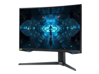 Samsung Odyssey G7 C27G74TQSR - G75T Series - QLED-monitor - kurvet - 27 - 2560 x 1440 WQHD @ 240 Hz - VA - 350 cd/m² - 2500:1 - DisplayHDR 600 - 1 ms - HDMI, 2xDisplayPort
