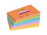 Super sticky notes post-it boost, 76 x 127 mm, pakke a 5 stk. med 90 ark