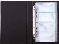 Panta Plast Business Card Holder 200 BLACK (0304-0008-01)