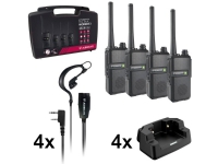 Albrecht Tectalk Worker 3 4er 29826 PMR-walkie-talkie Sæt med 4 stk.