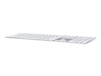 Apple Magic Keyboard with Numeric Keypad - Tastatur - Bluetooth - Svensk - sølv - for 10.2-inch iPad 10.5-inch iPad Air 10.9-inch iPad Air iPad mini 5 iPhone 11, 12, 13, SE