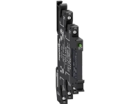 Komplet 6,2mm stikbensrelæ med skrueklemmer, 1C/O 6A, AgSnO2 kontaktsæt, 230VAC/DC forsyning