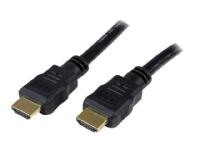 StarTech.com 1.5m High Speed HDMI Cable - Ultra HD 4k x 2k HDMI Cable - HDMI to HDMI M/M - 5 ft HDMI 1.4 Cable - Audio/Video Gold-Plated (HDMM150CM) - HDMI-kabel - HDMI hann til HDMI hann - 1.5 m - dobbeltisolert - svart - for P/N: MSTCDP122HD