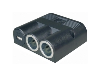 ProCar 67334501 67334500 Cigarettænder-fordeler-type Antal cigarettændingskoblinger 2 x Interfaces: USB 1 x Tilladt belastning strøm maks. 16 A