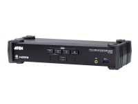 ATEN CS1824 KVMP Switch - KVM / lyd / USB-svitsj - 4 x KVM/lyd/USB - 1 lokalbruker - stasjonær