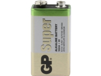 GP Batteries Super Alkaline 9V, Engangsbatteri, 9V, Alkalinsk, 9 V, 1 stykker, Flerfarget