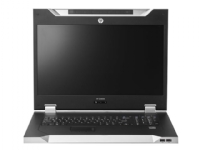 HPE LCD8500 - KVM-konsoll - USB - 18.51 - kan monteres i rack - 1600 x 1200 @ 60 Hz - 187 cd/m² - 700:1 - 16 ms - sølv - 1U - for ProLiant DL20 Gen9, DL360p Gen8, DL380 Gen9, DL580 Gen9, MicroServer Gen8, ML110 Gen9