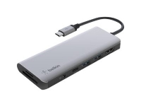 Belkin CONNECT USB-C 7-in-1 Multiport Adapter - Dokkingstasjon - USB-C - HDMI