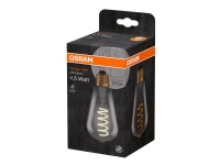 OSRAM Vintage 1906 Edison - LED-filamentlyspære - form: ST64 - klar finish - E27 - 4 W (ekvivalent 16 W) - klasse G - behagelig varmt lys - 1800 K - røyk
