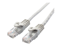 Akyga - Koblingskabel - RJ-45 (hann) til RJ-45 (hann) - 1 m - UTP - CAT 5e - uten hindringer - grå