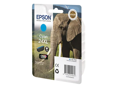 Epson 24XL Cyan Claria Foto Blekk