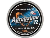 SG HD4 Adrenaline V2 120m 0.26mm 37.5lbs 17.1kg Grey