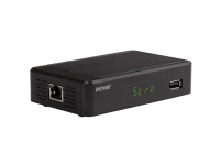 Denver DTB-145 DVB-T2 receiver Front-USB, LAN-kompatibel Antal tunere: 1