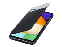 Samsung S View EF-EA525 - Lommebok for mobiltelefon - svart - for Galaxy A52