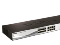 D-Link Web Smart DGS-1210-20 - Switch - Styrt - 16 x 10/100/1000 + 4 x Gigabit SFP - stasjonær, rackmonterbar