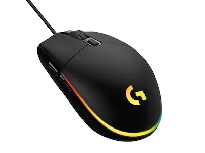 Logitech G203 Lightsync Gamingmus Sort