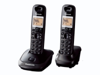 Panasonic KX-TG2512FXT, DECT telefon, Høyttalertelefon, 50 oppføringer, Ringe-ID, Svart