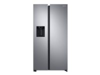 Samsung RS6GA854CSL - Kjøleskap/fryser - side-ved-side med vannautomat, isdispenser - bredde: 91.2 cm - dybde: 71.6 cm - høyde: 178 cm - 635 liter - Klasse C - rustfritt stål-stil