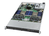 Intel Server System R1304WFTYSR - Server - rackmonterbar - 1U - toveis - ingen CPU - RAM 0 GB - SATA - hot-swap 2.5, 3.5 brønn(er) - uten HDD - GigE, 10 GigE - monitor: ingen