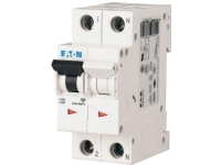 EATON Automatsikring, 2 Polet, 10A, C-Karakteristik, 10 kA, 230 V, bredde 2 moduler