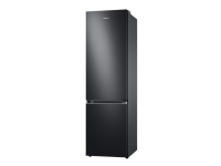 Samsung RL38T603DB1 - Kjøleskap/fryser - bunnfryser - bredde: 59.5 cm - dybde: 65.8 cm - høyde: 203 cm - 390 liter - Klasse D - premium black steel