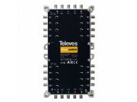 Televes 714505, 5 innganger, 16 utganger, 950 - 2400 MHz, 47 - 862 MHz, 3 dB, 4 dB