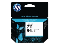 Blækpatron hp 711 cz133a, 80 ml sort