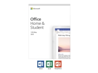 Microsoft Office Home and Student 2019 - Bokspakke - 1 PC/Mac - medieløs, P6 - Win, Mac - Norsk - Eurosone