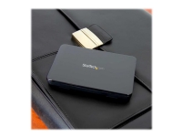 StarTech.com USB 3.1 (10Gbps) Tool-free Enclosure for 2.5 SATA Drives - Ultra-fast, Portable Data Storage - Lightweight Plastic (S251BPU313) - Drevkabinett - 2.5 - SATA 6Gb/s - USB 3.1 (Gen 2) - svart - for P/N: BNDTBUSB3142, PEXUS313AC2V, PEXUSB31