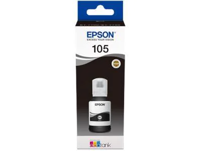 Epson 105 EcoTank sort blekkflaske