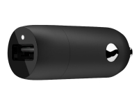 Belkin BOOST CHARGE - Bilstrømadapter - 18 watt - QC 3.0 (USB) - svart