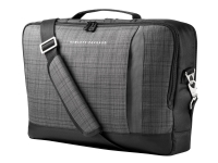 HP Slim Ultrabook Top Load - Notebookbæreveske - 15.6 - skotskrutet grå, svart twill - for EliteBook 84XX, 85XX ZBook 15u G2, 15u G3, 15u G4, 15u G5, 15u G6, Create G7