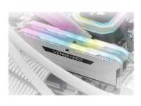 CORSAIR Vengeance RGB PRO SL - DDR4 - sett - 32 GB: 2 x 16 GB - DIMM 288-pin - 3600 MHz / PC4-28800 - CL18 - 1.35 V - ikke-bufret - ikke-ECC - hvit